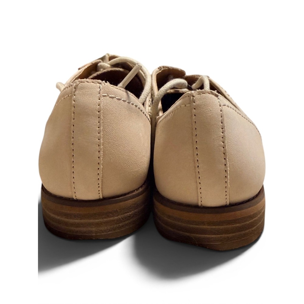 Lucky Brand Elyza Off White Lace-Up Oxfords Womens 10M 41.5 - Picture 4 of 6